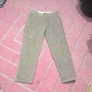 Men's Vintage Khaki Calvin Klein Corduroy Pants